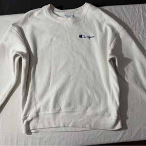 Champion Men's Classic White Sweatshirt
